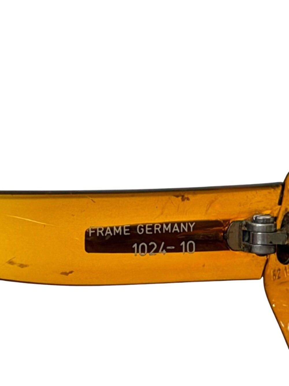 1970s Playboy 1024 Eyeglasses Frame Germany Honey Amber color - Picture 11 of 11